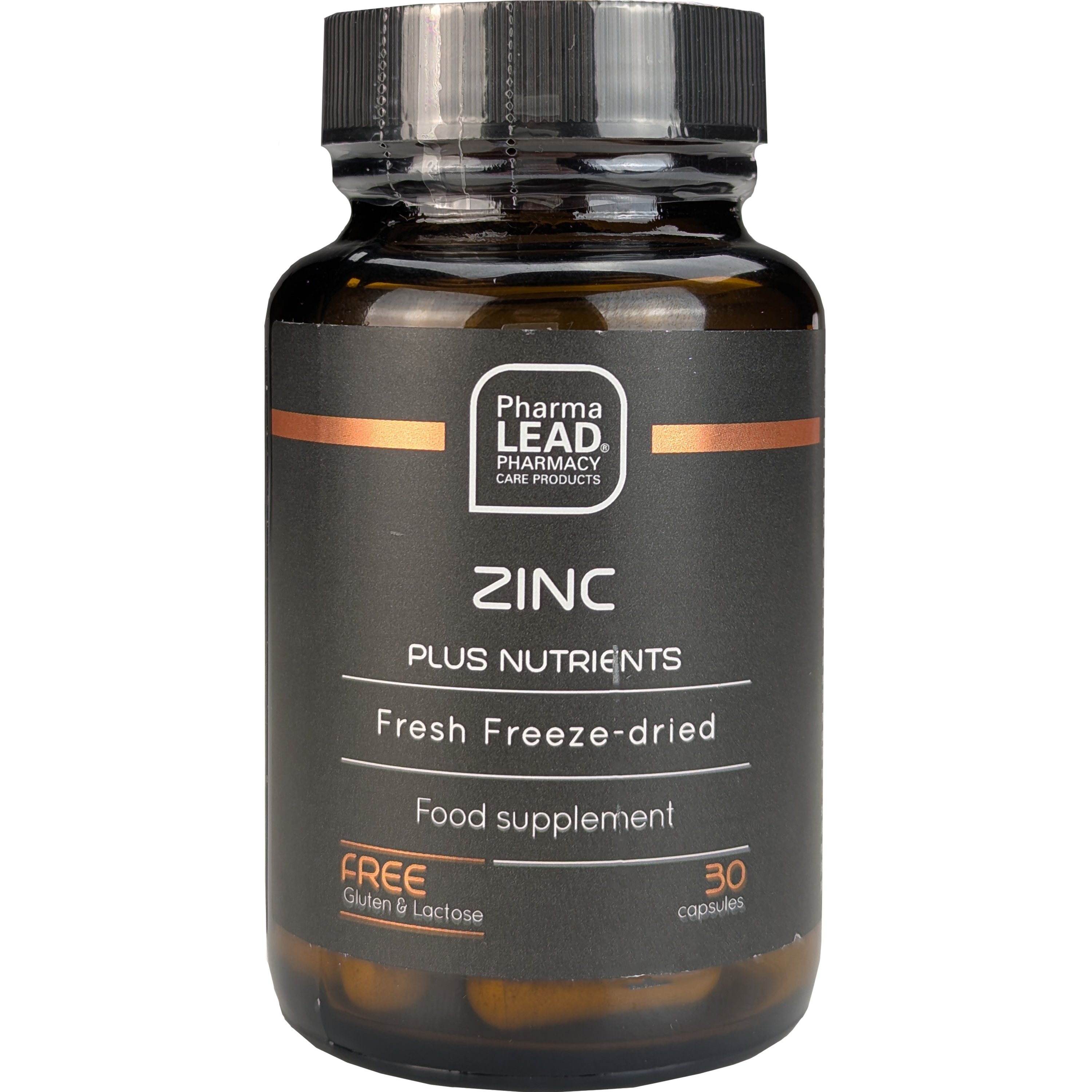 PharmaLead Pharmalead Black Range Zinc Plus Nutrients Συμπλήρωμα Διατροφής Ψευδαργύρου, Βιταμινών & Λαχανικών για Ενίσχυση του Ανοσοποιητικού Συστήματος με Αντιοξειδωτική Δράση 30caps