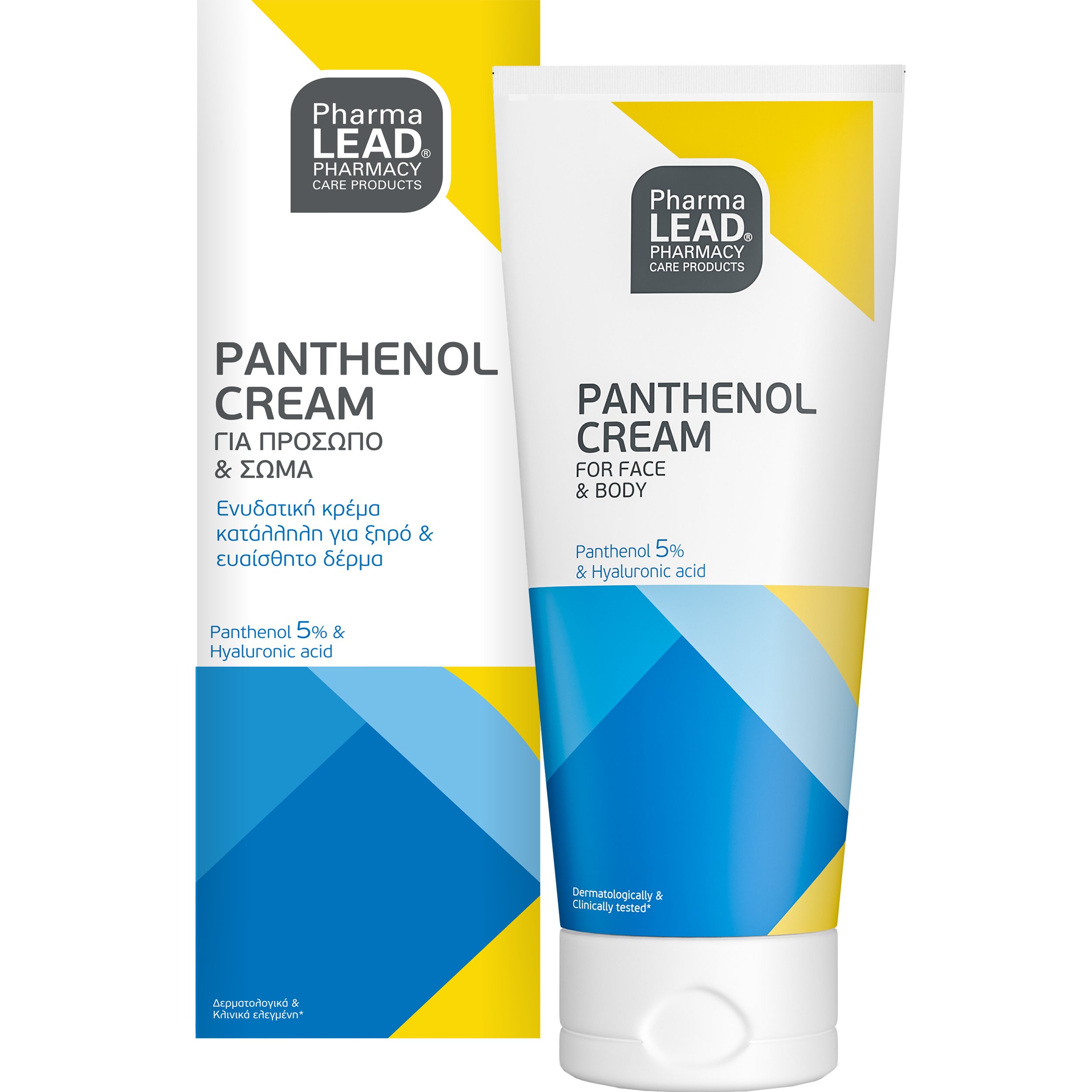 PharmaLead Pharmalead Panthenol Face & Body Cream Ενυδατική & Καταπραϋντική Κρέμα για Πρόσωπο & Σώμα Ιδανική για Ξηρό, Αφυδατωμένο & Ερεθισμένο Δέρμα με Πανθενόλη 200ml