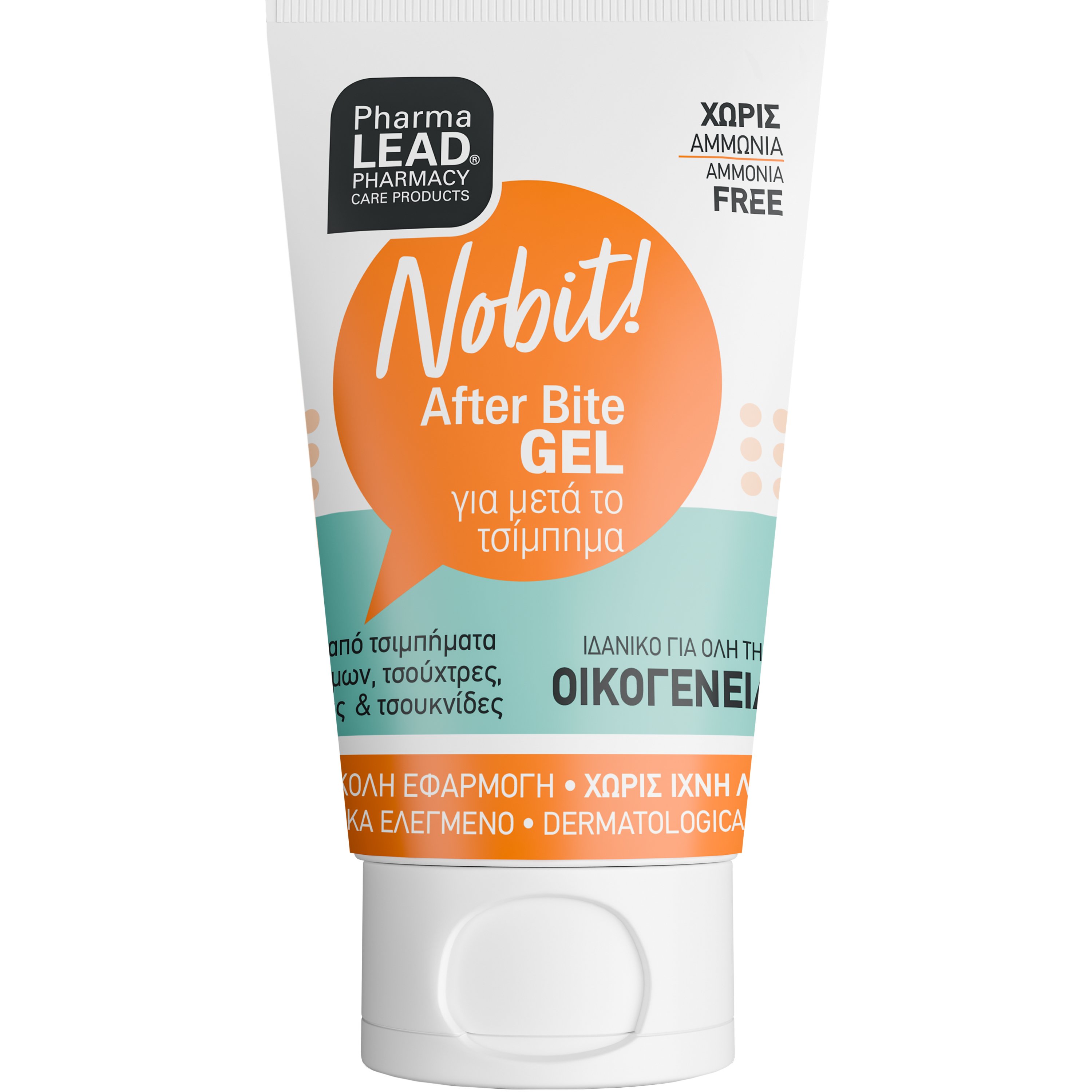 PharmaLead Pharmalead Nobit After Bite Gel Καταπραϋντικό Gel για Ανακούφιση από Τσιμπήματα Εντόμων, Τσούχτρες, Μέδουσες & Τσουκνίδες 30ml