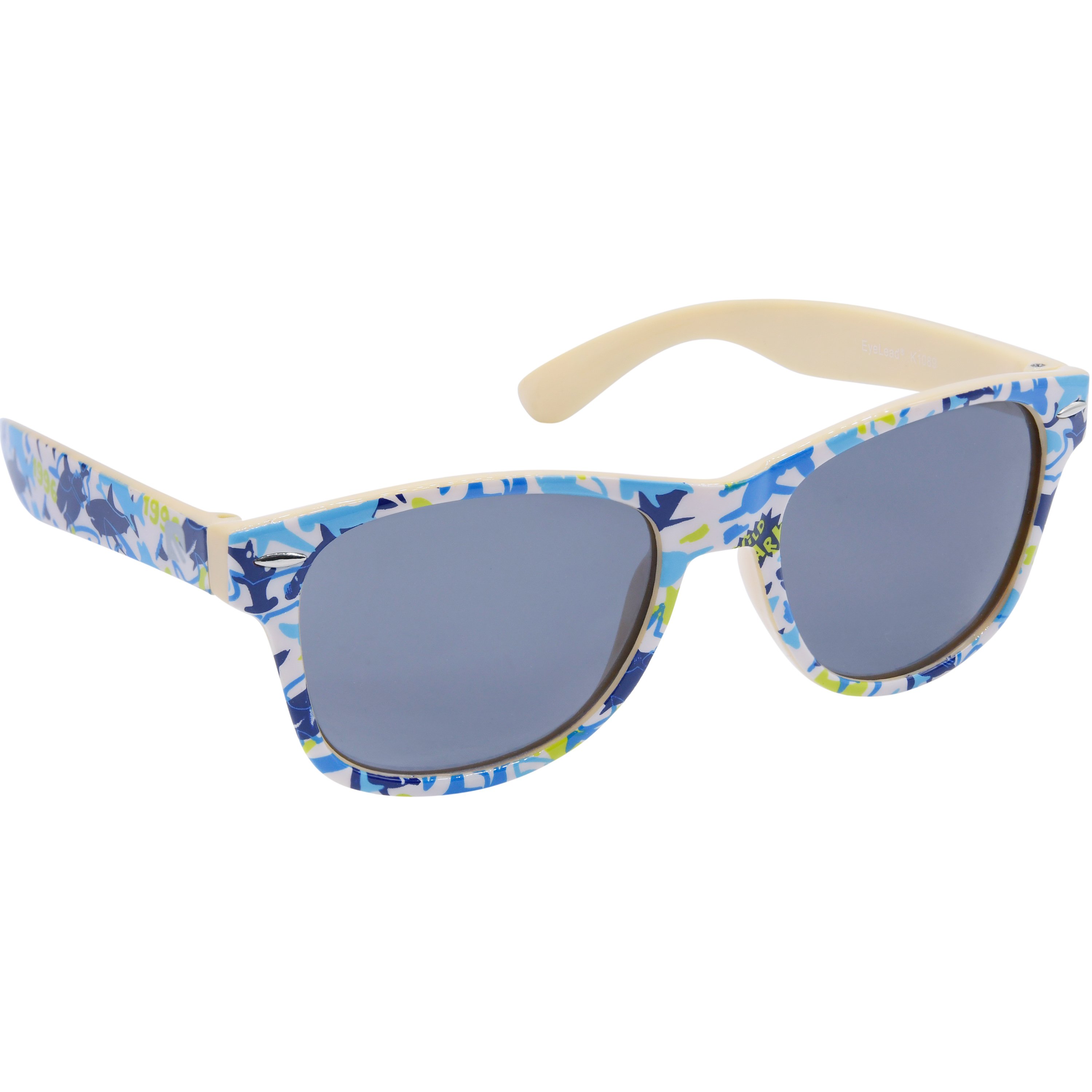 Eyelead Eyelead Polarized Kids's Sunglasses 2 - 5 Years Γυαλιά Ηλίου Παιδικά 1 Τεμάχιο, Κωδ Κ1089 - Μπέζ με Σχέδιο Καρχαρία