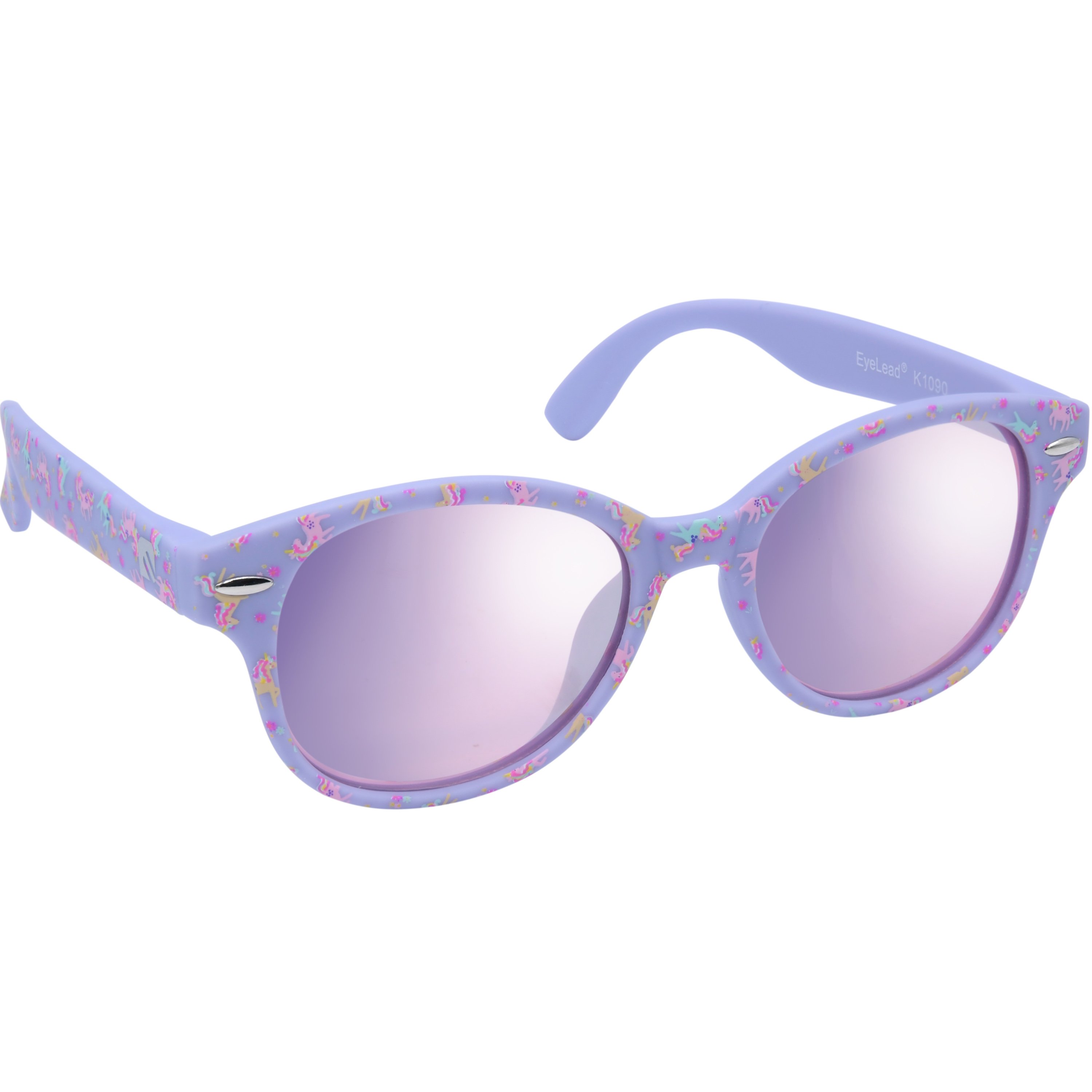 Eyelead Eyelead Polarized Kids's Sunglasses 2 - 5 Years Γυαλιά Ηλίου Παιδικά 1 Τεμάχιο, Κωδ Κ1090 - Μώβ με Σχέδιο Μονόκερου