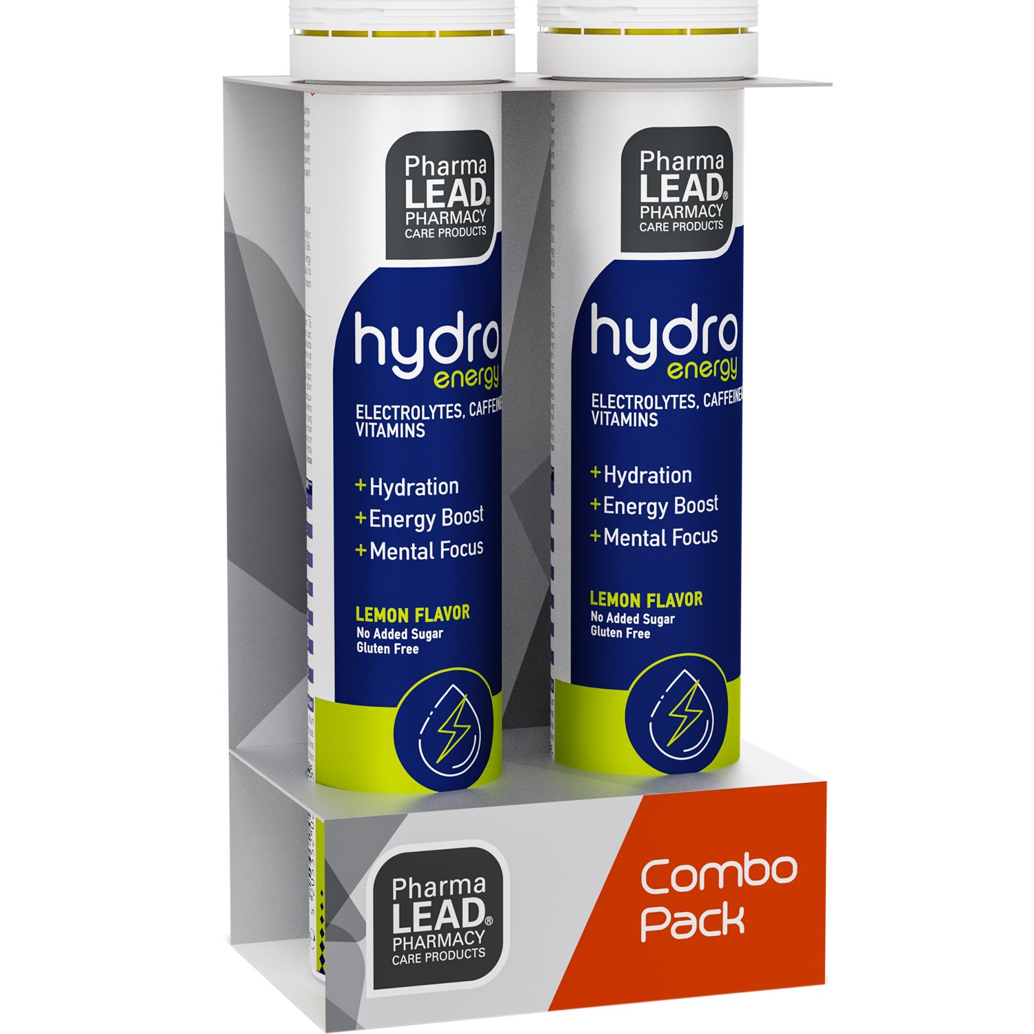 PharmaLead Pharmalead Promo Hydro Energy Electrolytes, Caffeine & Vitamins Συμπλήρωμα Διατροφής Ηλεκτρολυτών, Βιταμινών & Καφεΐνης για την Καλή Λειτουργία των Μυών, την Υποστήριξη του Μεταβολισμού & Παραγωγή Ενέργειας με Γεύση Λεμόνι 40 Effer.tabs (2x20 Effer.t