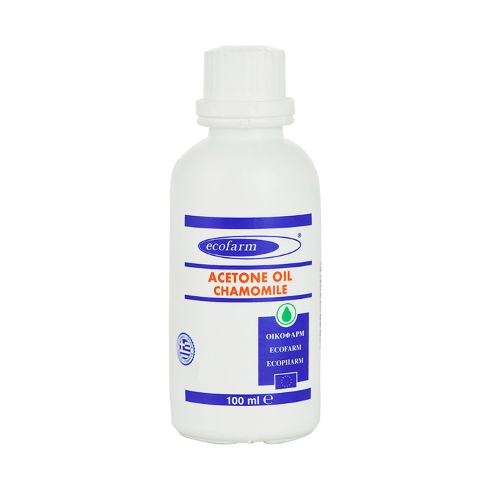 Ecofarm Aceton Oil Chamomile Ασετόν Εμπλουτισμένο με Έλαιο Χαμομηλιού 100ml
