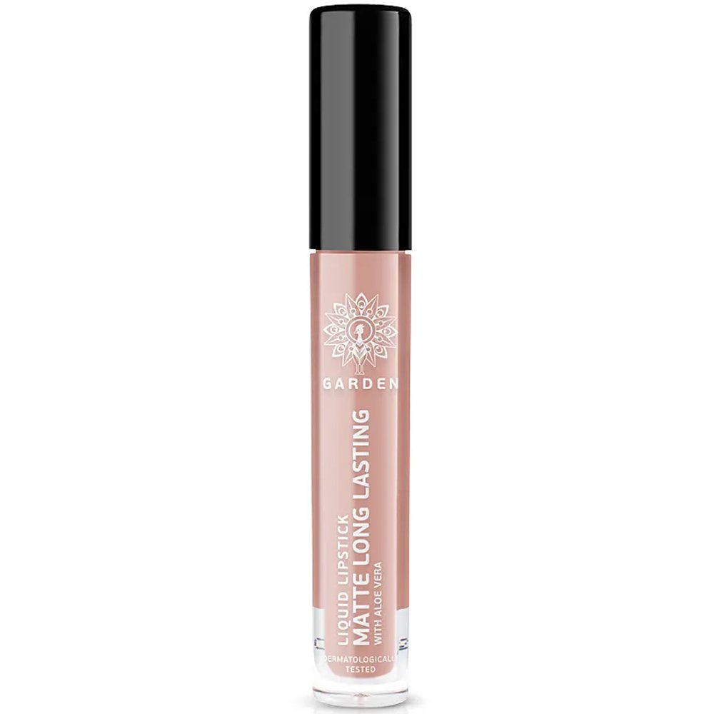 Garden Liquid Lipstick Matte Long Lasting with Aloe Vera Υγρό Ματ Κραγιόν Μακράς Διαρκείας 4ml – Dream Cream 01