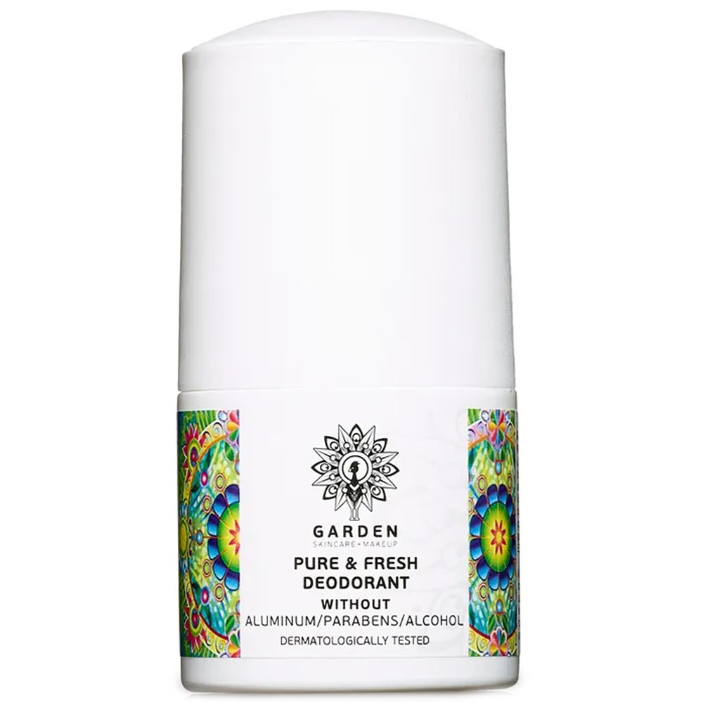 Garden Pure & Fresh Unisex Deodorant Αποσμητικό Roll on Χωρίς Αλουμίνιο, Οινόπνευμα & Parabens, Κατά του Ιδρώτα & των Οσμών 50ml