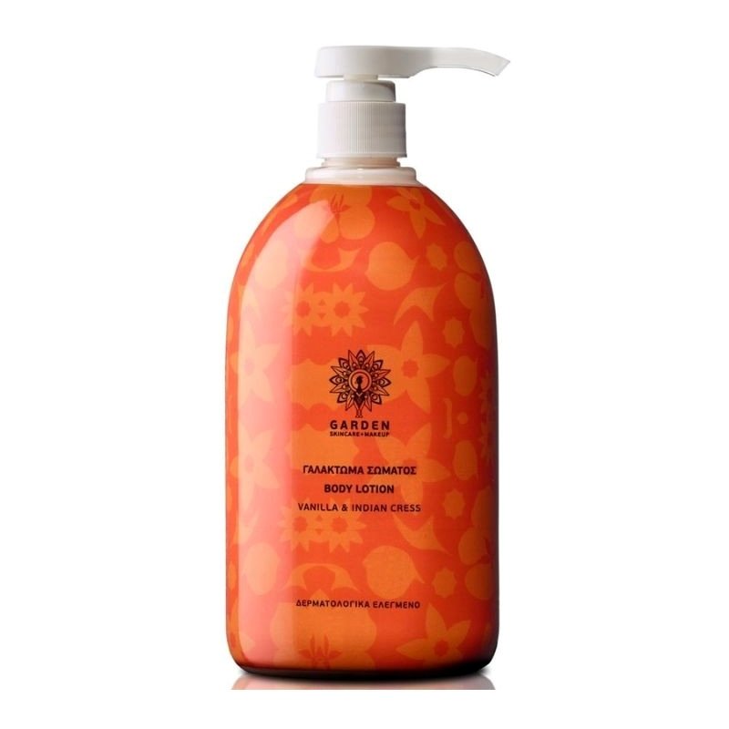 Garden of Panthenols Body Lotion Vanilla & Indian Cress Γαλάκτωμα Σώματος 1Lt
