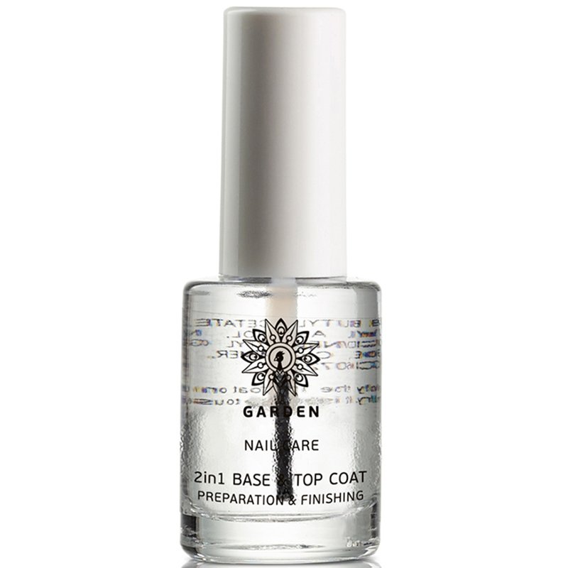 Garden Nail Care Base & Top Coat Preparation & Finishing Προστατεύει τα Νύχια και Παρατείνει τη Διάρκεια του Χρώματος 10ml