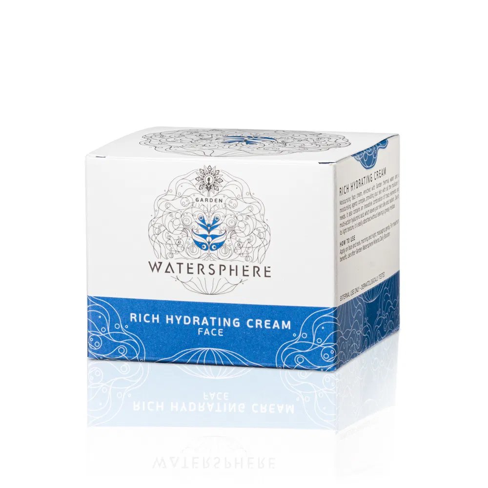 Garden Watersphere Rich Hydrating Face Cream Ενυδατική Κρέμα Προσώπου Πλούσιας Υφής 50ml