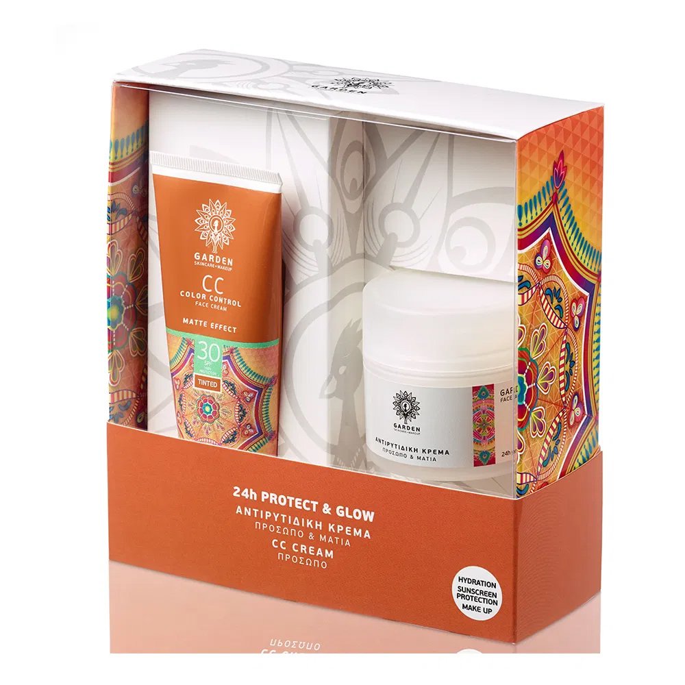 Garden of Panthenols Πακέτο Προσφοράς CC Color Control Matte Effect Face Cream Spf30, 50ml & Αντιρυτιδική Προσώπου Ματιών 50ml