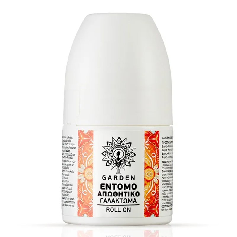 Garden Garden Insect & Tick Repellent Lotion Roll on Icaridin 20% Εντομοαπωθητικό Γαλάκτωμα Προσώπου Σώματος για Όλη την Οικογένεια 50ml