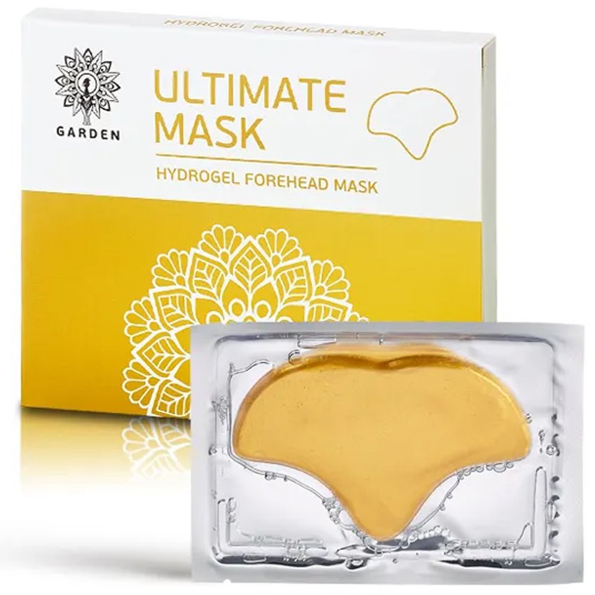 Garden Ultimate Hydrogel Forehead Mask Ενυδατική & Συσφικτική Μάσκα Υδρογέλης με Χρυσό & Κολλαγόνο για το Μέτωπο 3 Τεμάχια