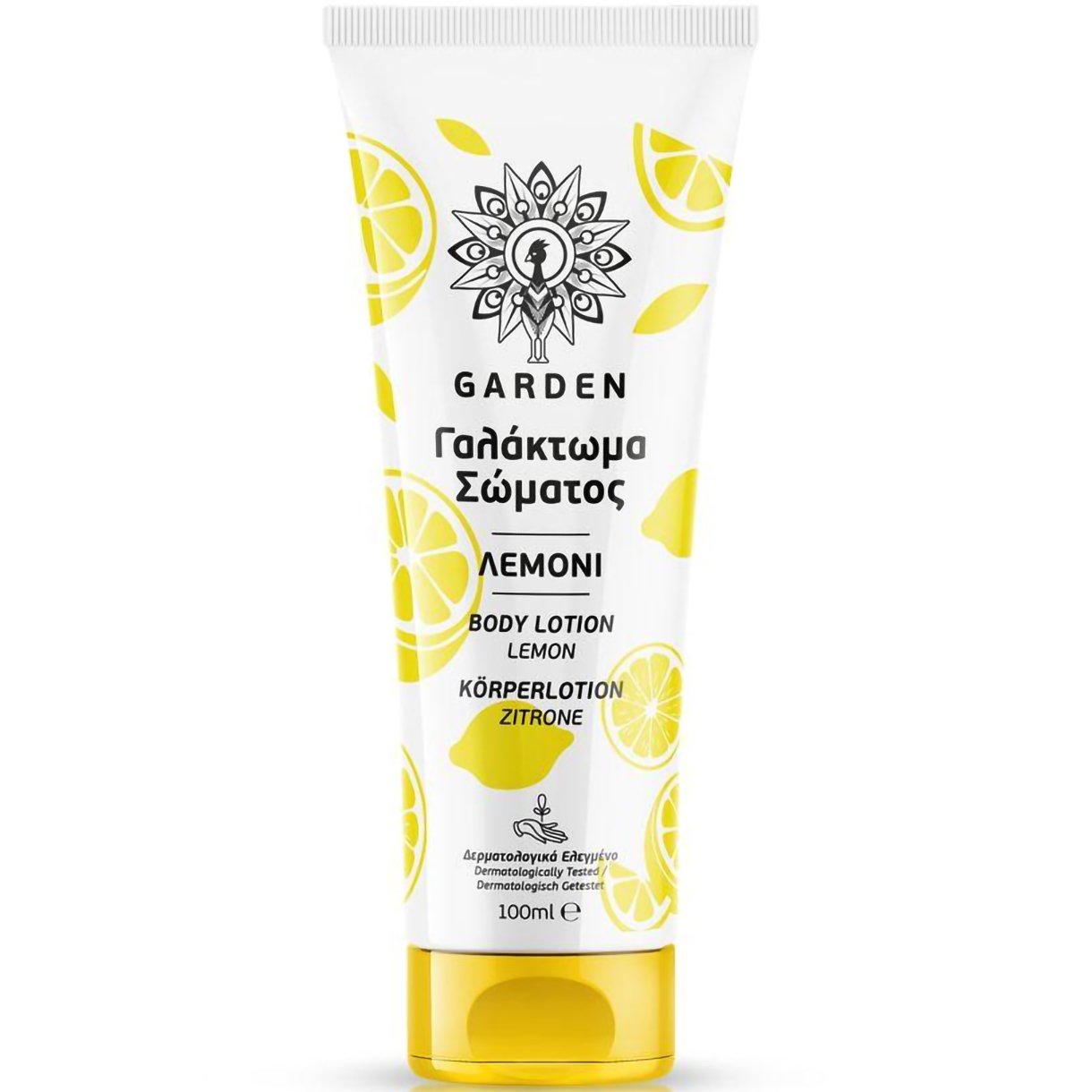 Garden Body Lotion Lemon Ενυδατικό Γαλάκτωμα Σώματος με Άρωμα Λεμόνι Travel Size 100ml