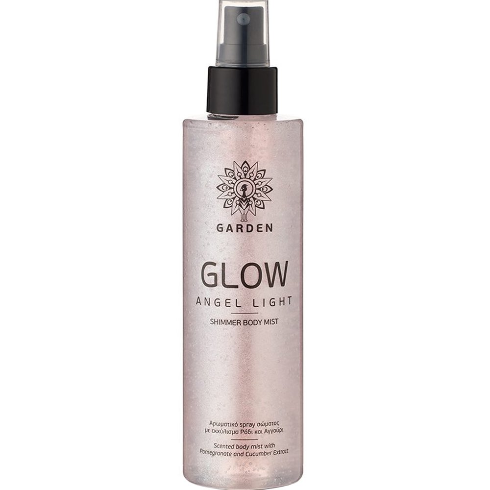 Garden Glow Angel Light Body Mist Silver Rose Shimmer Αρωματικό Spray Σώματος με Ασημένια Λάμψη 200ml