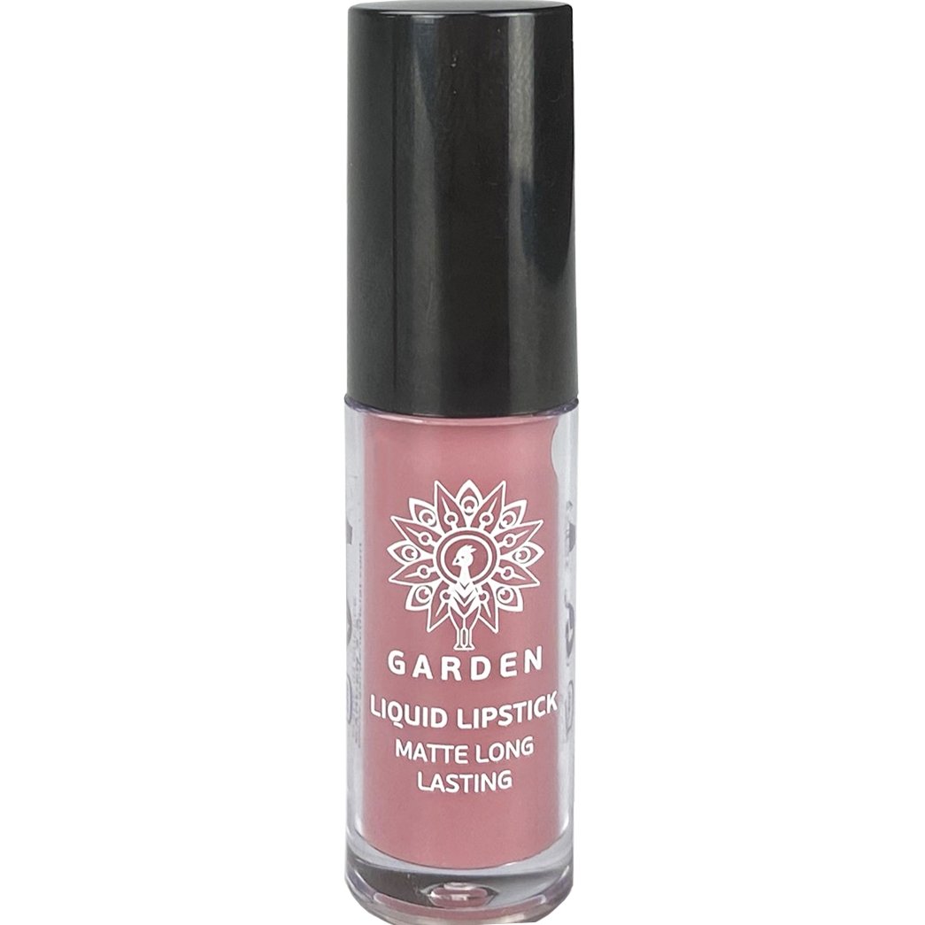 Garden Mini Liquid Matte Lipstick Υγρό Ματ Κραγιόν Μακράς Διαρκείας 2ml - Perfect Rose 02