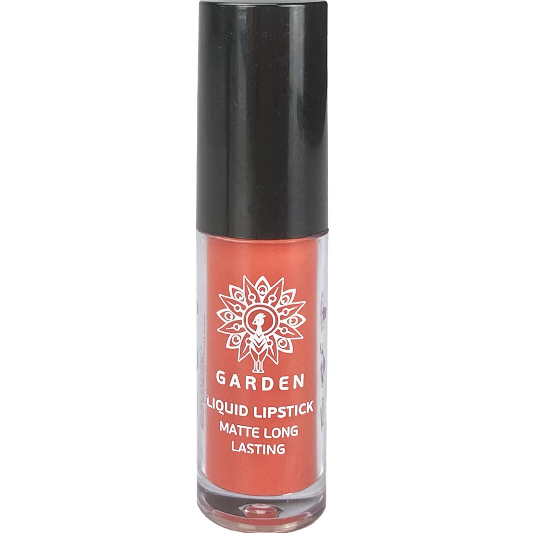 Garden Mini Liquid Matte Lipstick Υγρό Ματ Κραγιόν Μακράς Διαρκείας 2ml - Coral Peach 03
