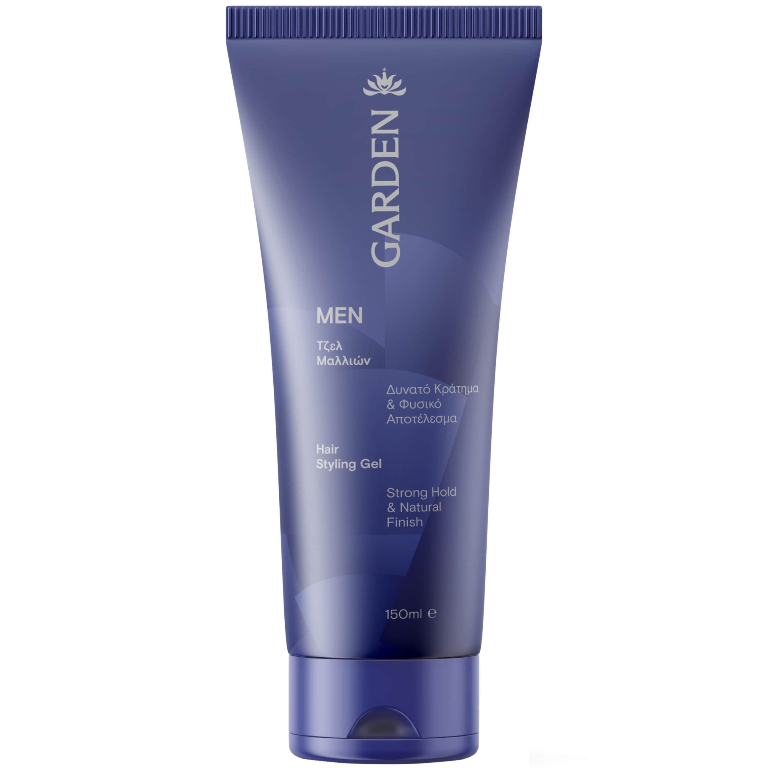 Garden Garden Men Strong Hold & Natural Finish Hair Styling Gel Τζελ Μαλλιών για Δυνατό Κράτημα & Φυσικό Αποτέλεσμα 150ml