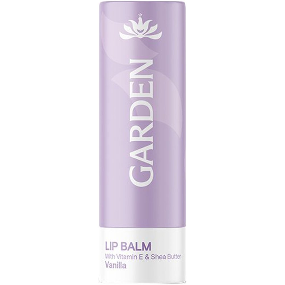 Garden Garden Vitamin E & Shea Butter Lip Balm Απαλό Ενυδατικό Βάλσαμο Χειλιών που Χαρίζει Λάμψη & Θρέψη 5.2g - Vanilla