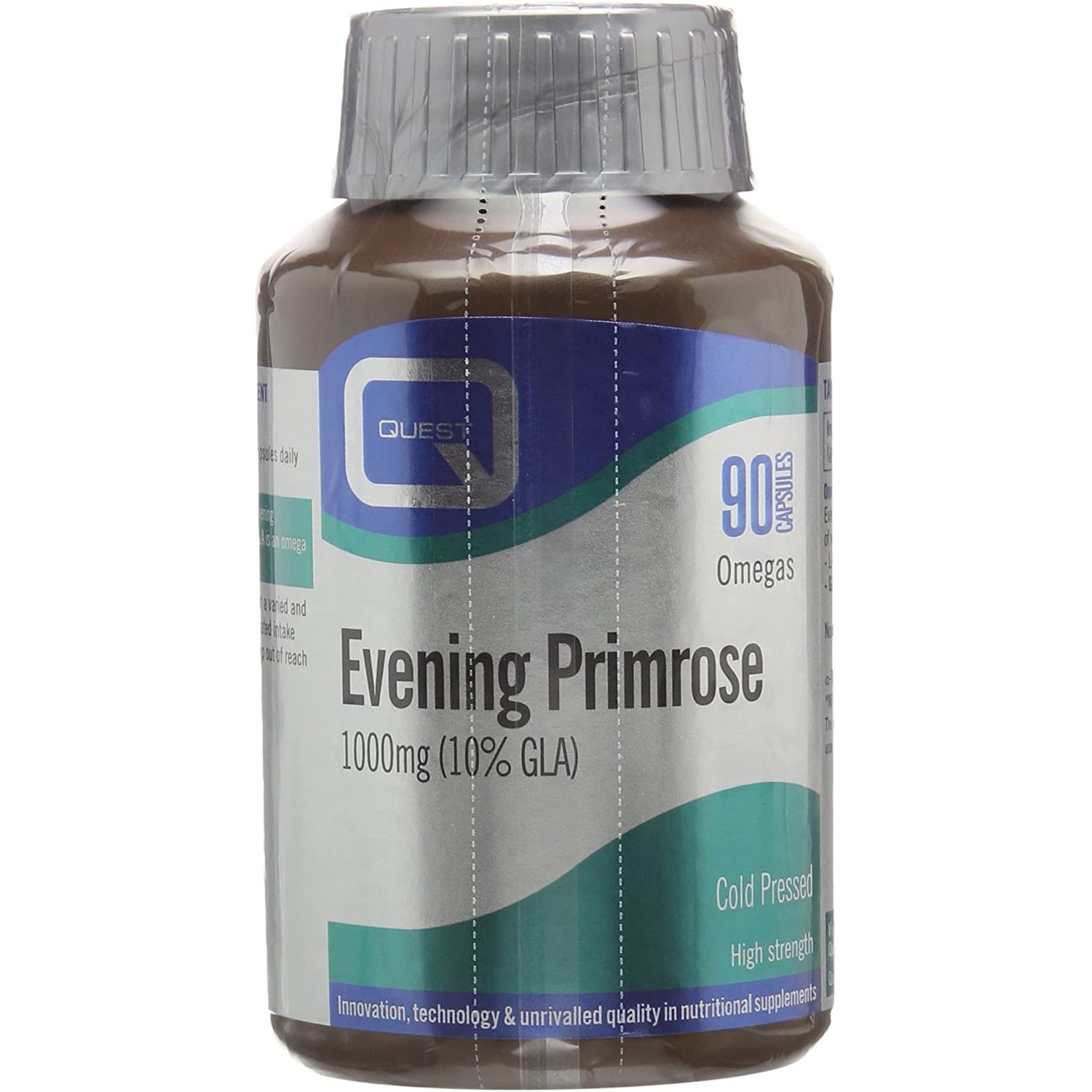 Quest Evening Primrose 1000mg 10%GLA Συμπλήρωμα Διατροφής για την Αντιμετώπιση Προεμμηνορροϊκών Συμπτωμάτων 90caps