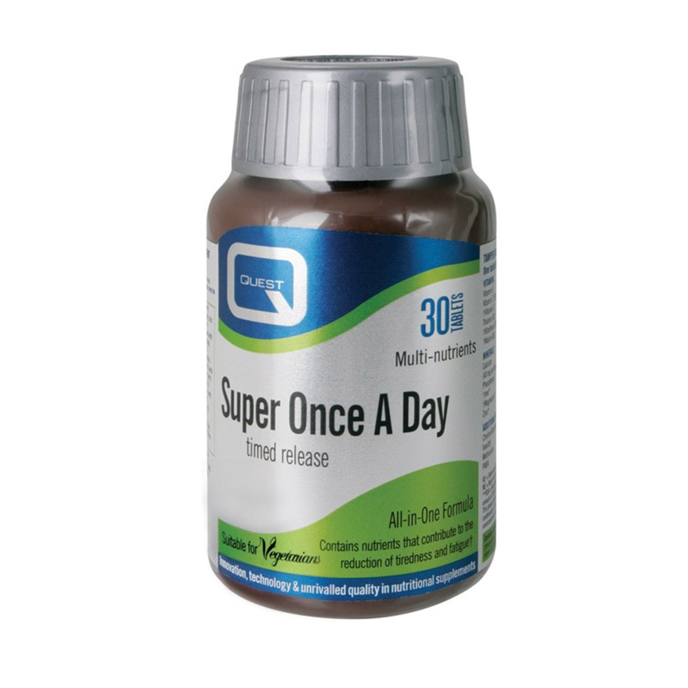 Quest Super Once a Day Timed Release Συμπλήρωμα Διατροφής για Καλή Φυσική Κατάσταση 30tabs