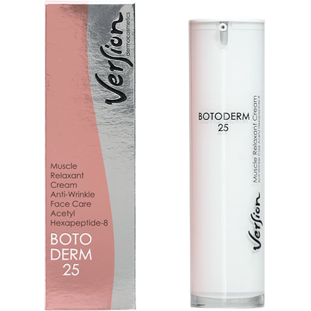 Version Version Muscle Relaxant Anti-Wrinkle Face Cream Botoderm 25 Αντιρυτιδική Κρέμα Προσώπου & Λαιμού με Πεπτίδια με Αποτέλεσμα Botox 50ml