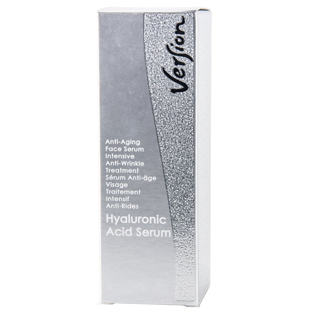 Version Hyaluronic Acid Serum Anti Age Face Serum Αντιρυτιδικός, 24ωρος Συμπυκνωμένος Ορός Προσώπου, Λαιμού & Ματιών Βαθιάς Ενυδάτωσης 30ml
