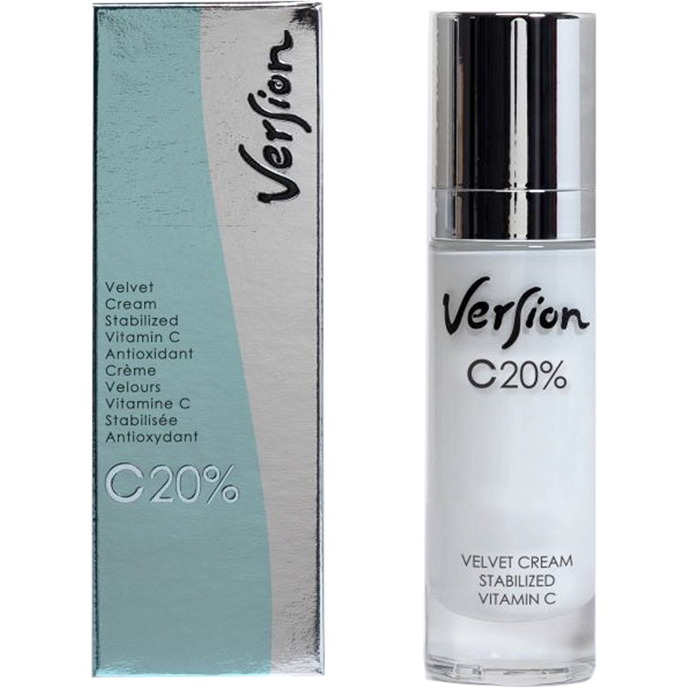 Version Version C20% Velvet Cream Αντιοξειδωτική Κρέμα Προσώπου Πολύ Υψηλής Συγκέντρωσης Βιταμίνης C 30ml