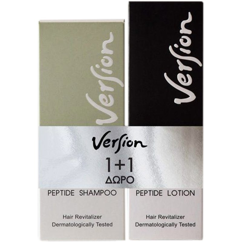 Version Version Πακέτο Προσφοράς Peptide Shampoo Hair Revitalizer 200ml & Peptide Lotion Hair Revitalizer 50ml