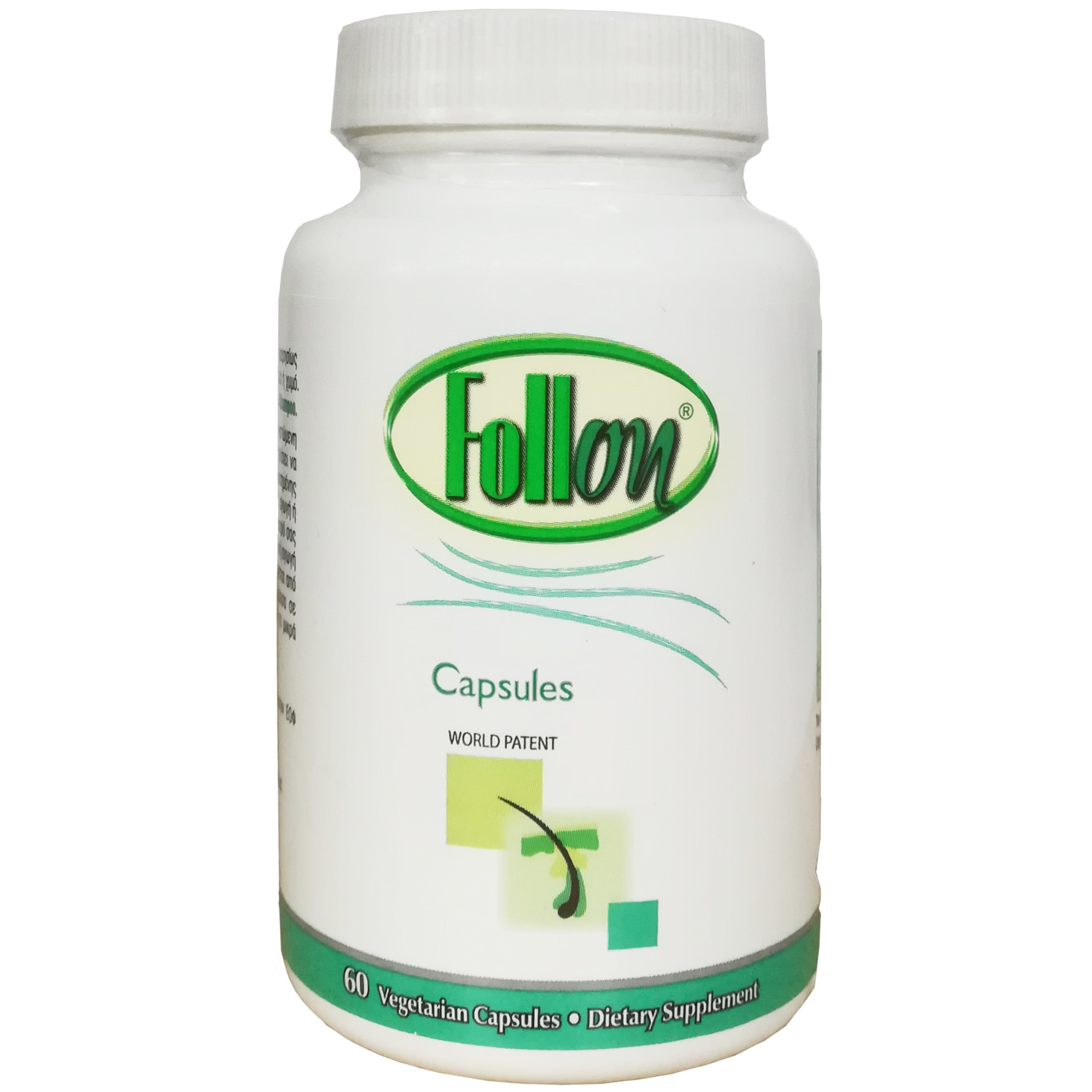 Bulk Follon Capsules Συμπλήρωμα Διατροφής για τα Συμπτώματα της Αλωπεκίας & της Τριχόπτωσης 60caps