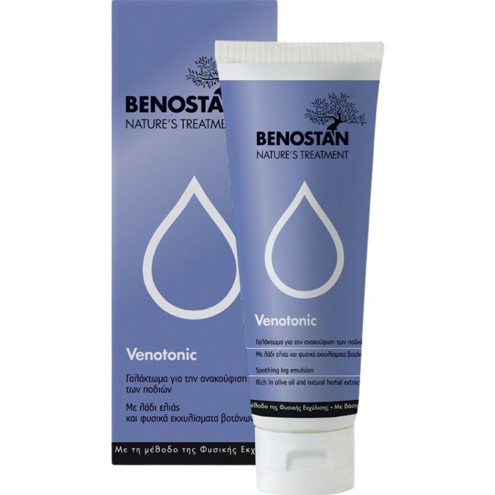 Total Health Solutions Benostan Venotonic Soothing Leg Emulsion Καταπραϋντικό Γαλάκτωμα με Εκχύλισμα Βοτάνων για Κουρασμένα Πόδια & Αίσθηση Βάρους 125ml