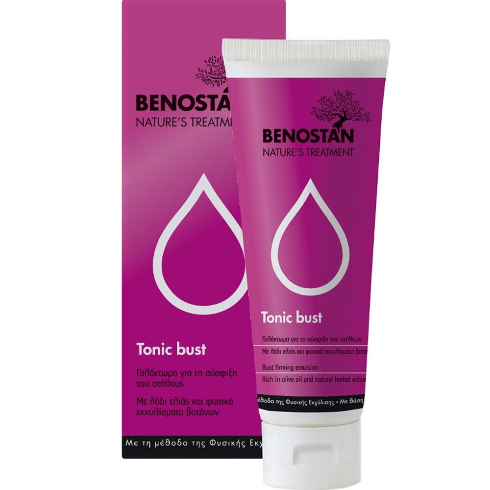 Total Health Solutions Benostan Tonic Bust Firming Emulsion Γαλάκτωμα για Σύσφιξη Στήθους με Λάδι Ελιάς & Φυσικά Εκχυλίσματα Βοτάνων 125ml