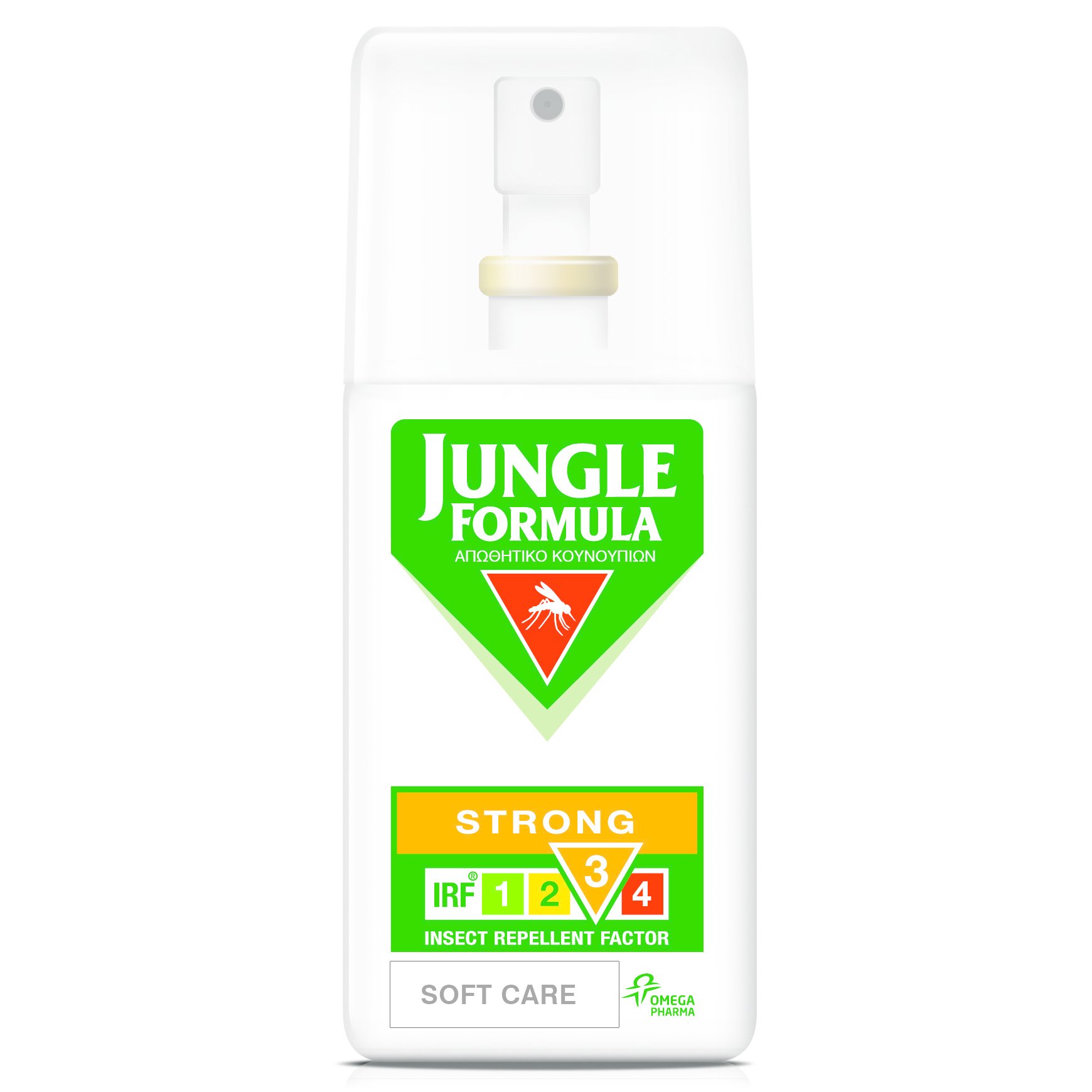 Jungle Formula Strong Soft Care με IRF 3 Απωθητικό Spray για Κουνούπια Χωρίς Οινόπνευμα με Καταπραϋντικά Συστατικά 75ml