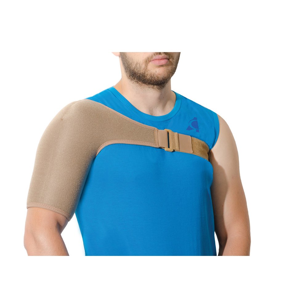 Alfacare Alfacare Neoprene Shoulder Splint One Size Ωμίτης Αεριζόμενου Νεοπρενίου για Ανακουφίση & Υποστήριξη Κωδ AC1002, 1 Τεμάχιο