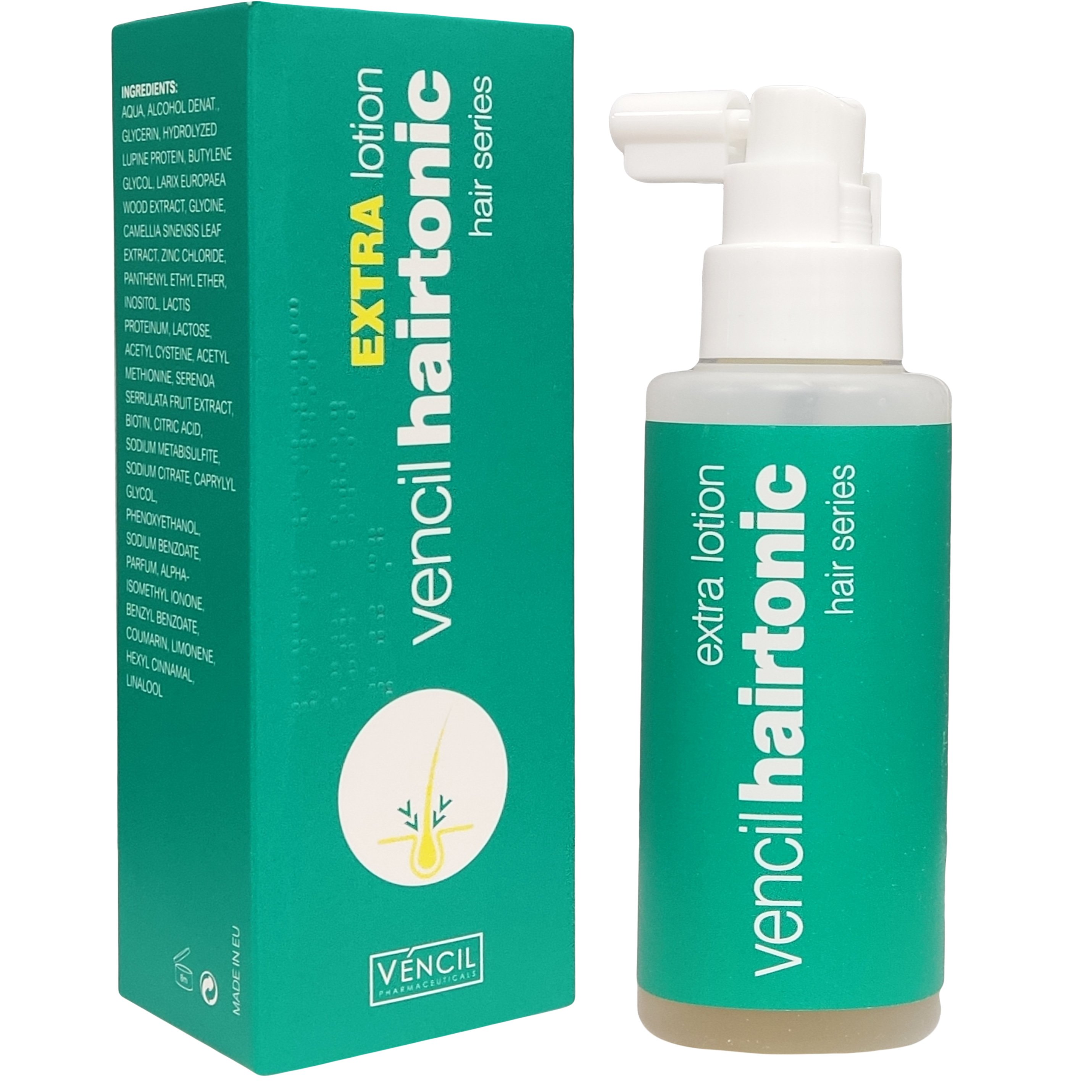 Vencil Hairtonic Extra Lotion Τονωτική Λοσιόν για την Αντιμετώπιση της Τριχόπτωσης 100ml