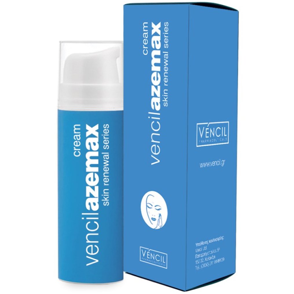 Vencil Azemax Skin Renewal Cream Ειδικά Σχεδιασμένη Κρέμα για την Επανόρθωση των Ατελειών του Ακνεϊκού & Λιπαρού Δέρματος 50ml