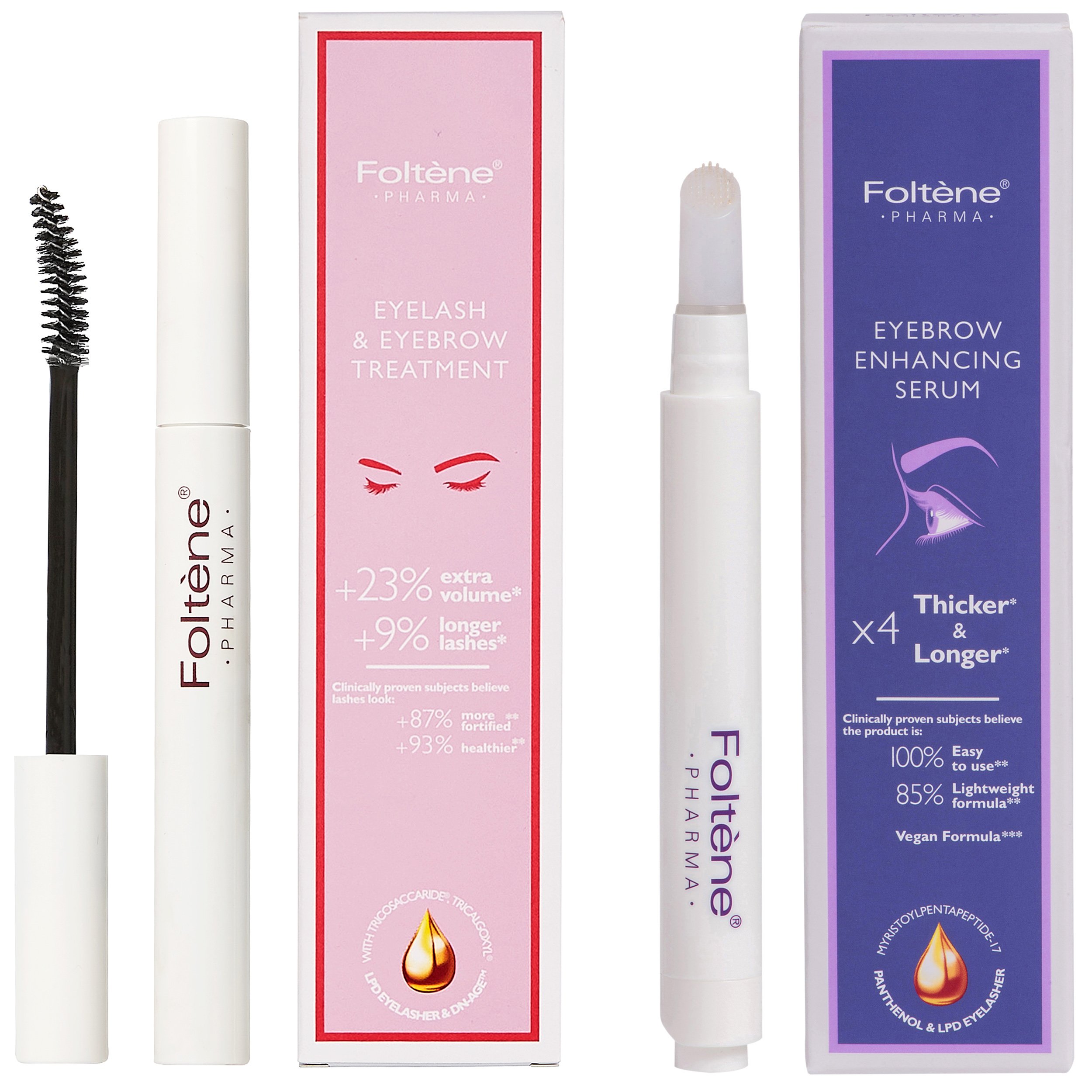 Foltene Pharma Πακέτο Προσφοράς Eyelash & Eyebrow Treatment 6.5ml & Eyebrow Enhancing Serum 4ml