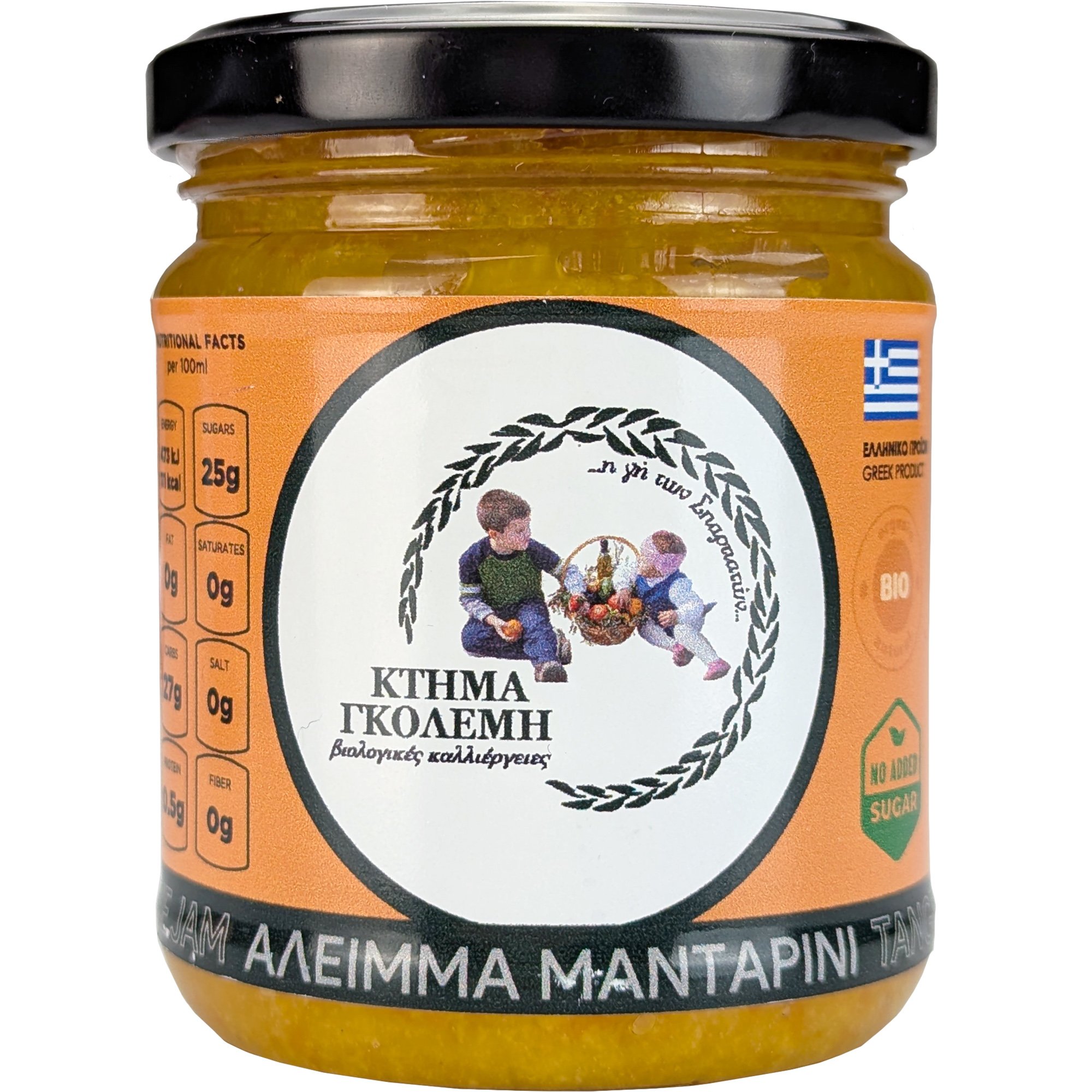Κτήμα Γκολέμη Κτήμα Γκολέμη Tangerine Spread Βιολογικό Άλειμμα Μανταρίνι 240g