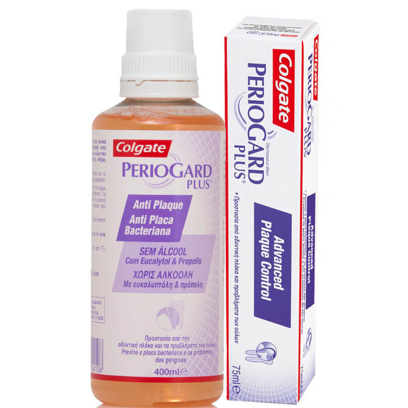 Colgate Πακέτο Προσφοράς Plus Anti-Plaque Στοματικό Διάλυμα 400ml & Plus Οδοντόκρεμα 75ml Προσφορά -50%
