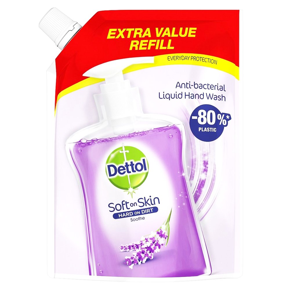 Dettol Soft on Skin Hard on Dirt Soothe Refill Ανταλλακτικό Αντιβακτηριδιακό Υγρό Κρεμοσάπουνο 500ml