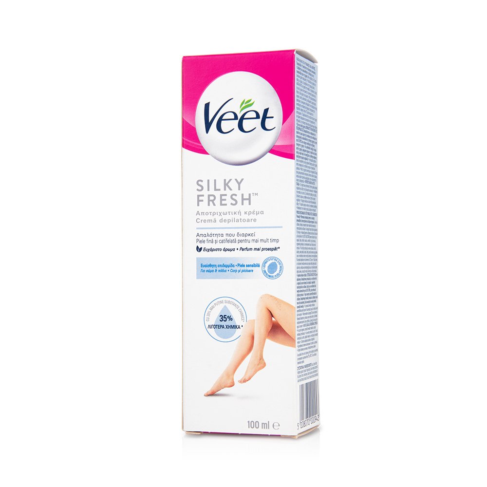 Veet Silky Fresh Αποτριχωτική Κρέμα για Ευαίσθητες Επιδερμίδες 100ml