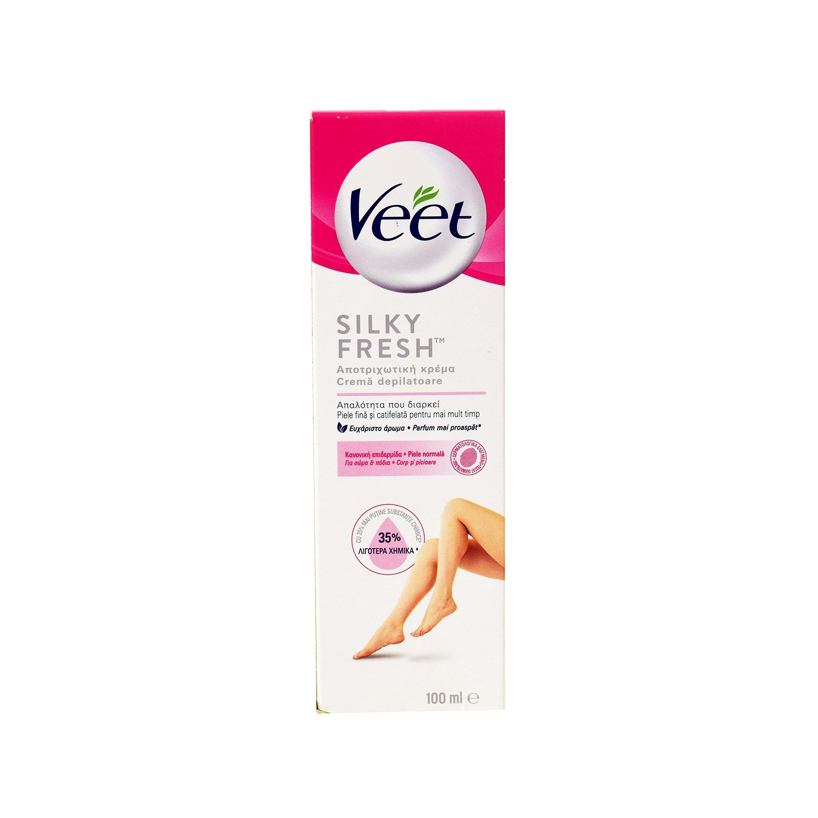 Veet Silky Fresh Αποτριχωτική Κρέμα για να Εξαφανίσετε την Τριχοφυΐα στη Στιγμή 100ml