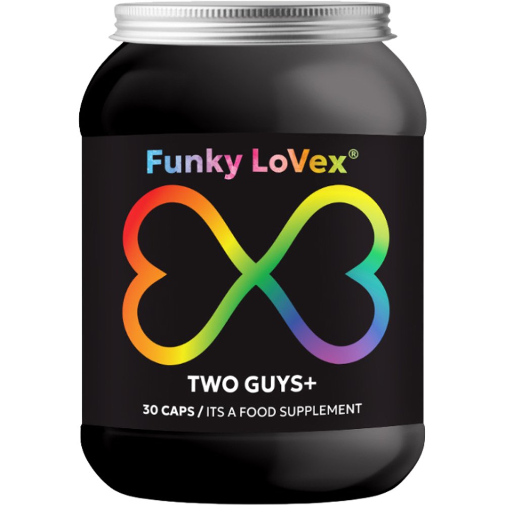 LoVex Funky Two Guys+ Συμπλήρωμα Διατροφής Βοτανικών Εκχυλισμάτων, Μετάλλων & Αμινοξέων για Άντρες που Θέλουν Παρατεταμένη Ένταση & Αντοχή 30caps