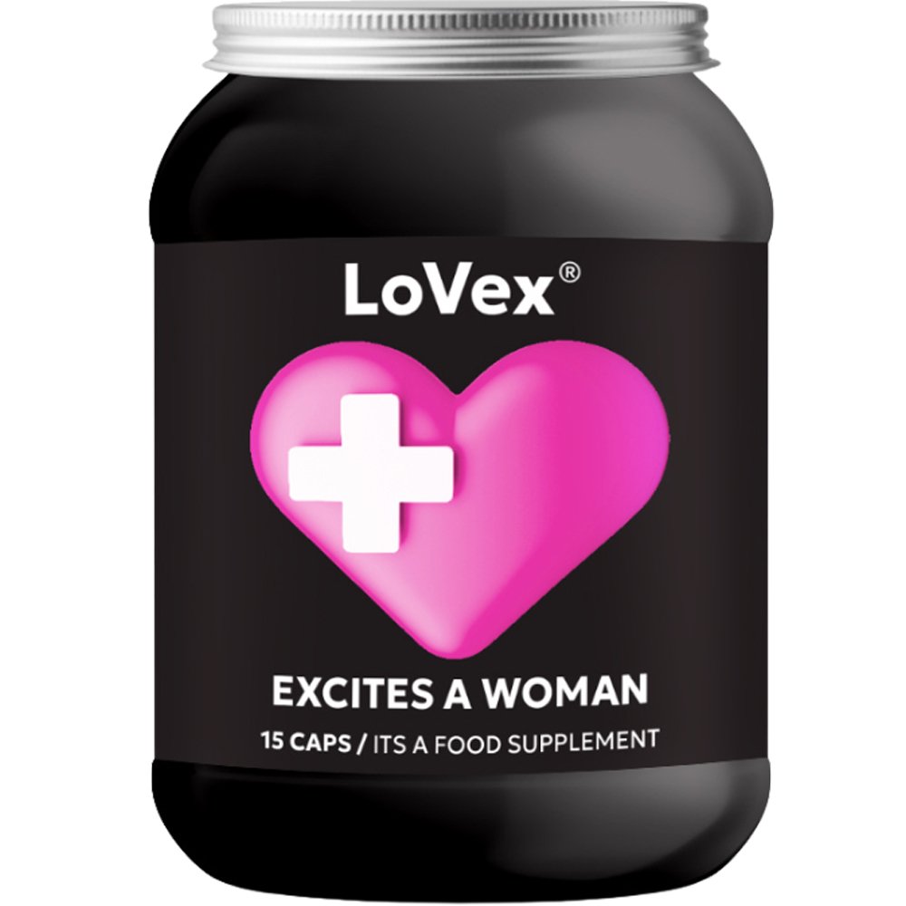 LoVex Excites a Woman Συμπλήρωμα Διατροφής Εκχυλίσματος Βοτάνων, Αμινοξέων & Μετάλλων για Ενίσχυση της Γυναικείας Σεξουαλικής Επιθυμίας 15caps