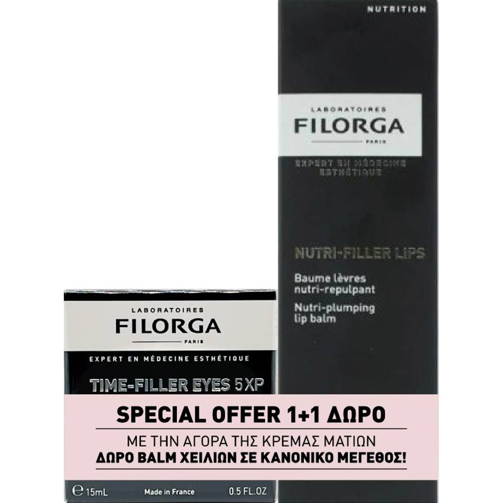 Filorga Filorga Promo Time-Filler 5XP Eyes Cream 15ml & Δώρο Nutri-Filler Lip Balm 4g