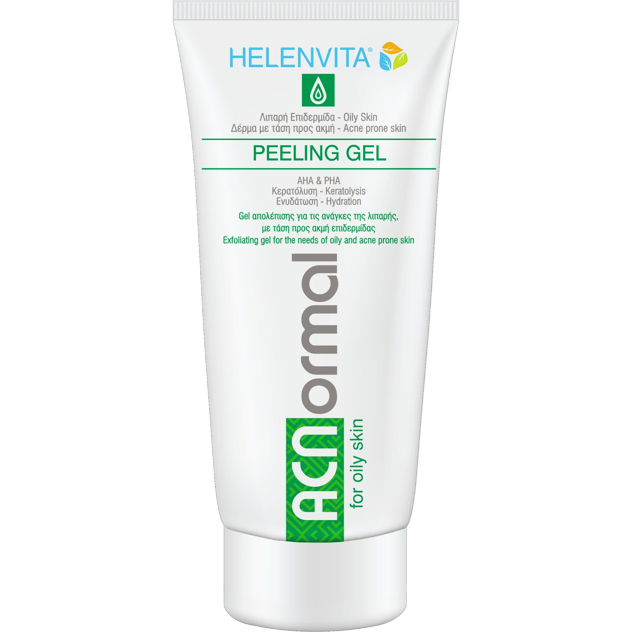 ΦΑΡΜΕΞ Helenvita ACNormal Peeling Gel Απολέπισης για τις Ανάγκες της Λιπαρής με Τάση προς Ακμή Επιδερμίδας 75ml