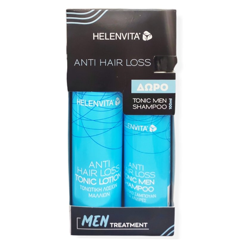Helenvita Πακέτο Προσφοράς Anti Hair Loss Tonic Lotion 100ml & Δώρο Anti Hair Loss Tonic Men Shampoo 100ml