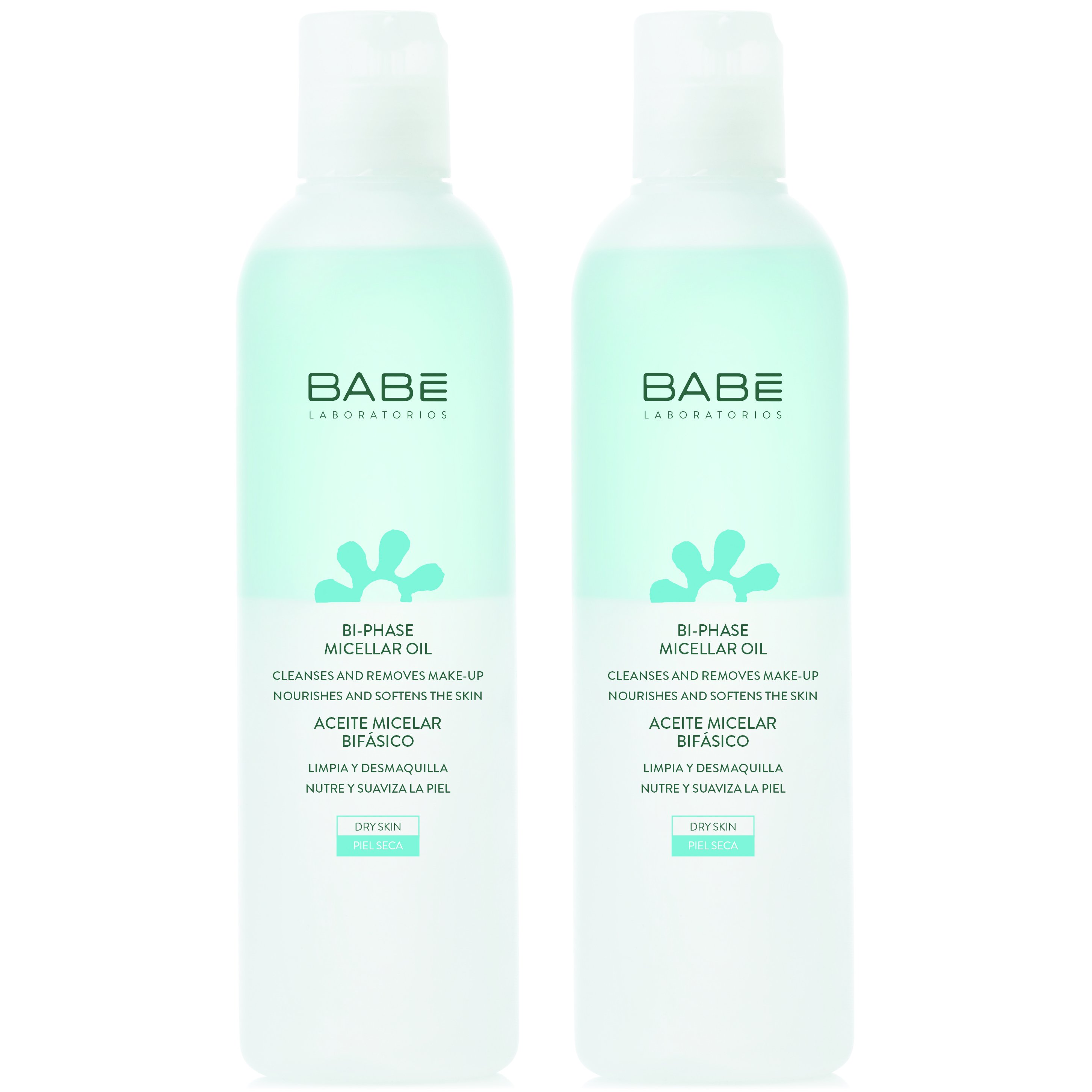 Babe Essentials Πακέτο Προσφοράς Bi-Phase Micellar Oil Διφασικό Μικυλλιακό Λάδι Καθαρισμού Προσώπου,Ματιών,Χειλιών 2x250ml