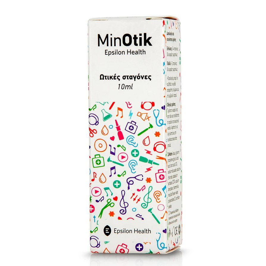 MinOtic Ωτικές Σταγόνες, Ιδανικό Βοήθημα για τον Καθαρισμό της Ακουστικής Κοιλότητας & της Συσσωρευμένης Κυψελίδας 10ml