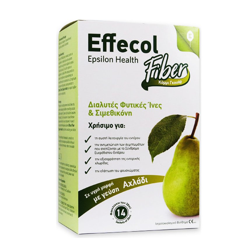 Effecol Fiber Ιατροτεχνολογικό Βοήθημα για την Ελάττωση των Συμπτωμάτων του Ευερέθιστου Εντέρου 14 Sachets x 30ml 38330