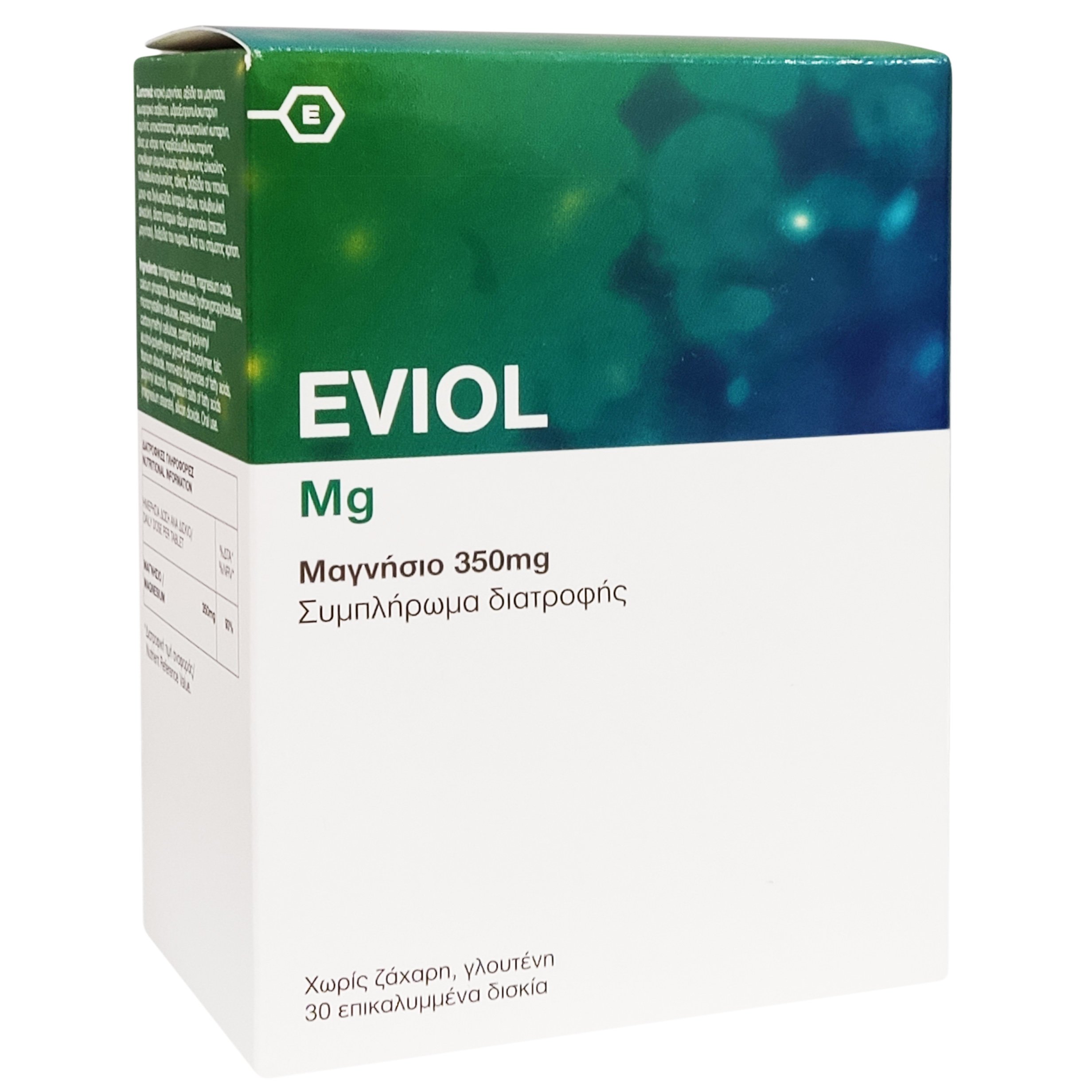 Eviol Eviol Magnesium 350mg Συμπλήρωμα Διατροφής με Μαγνήσιο 30tabs