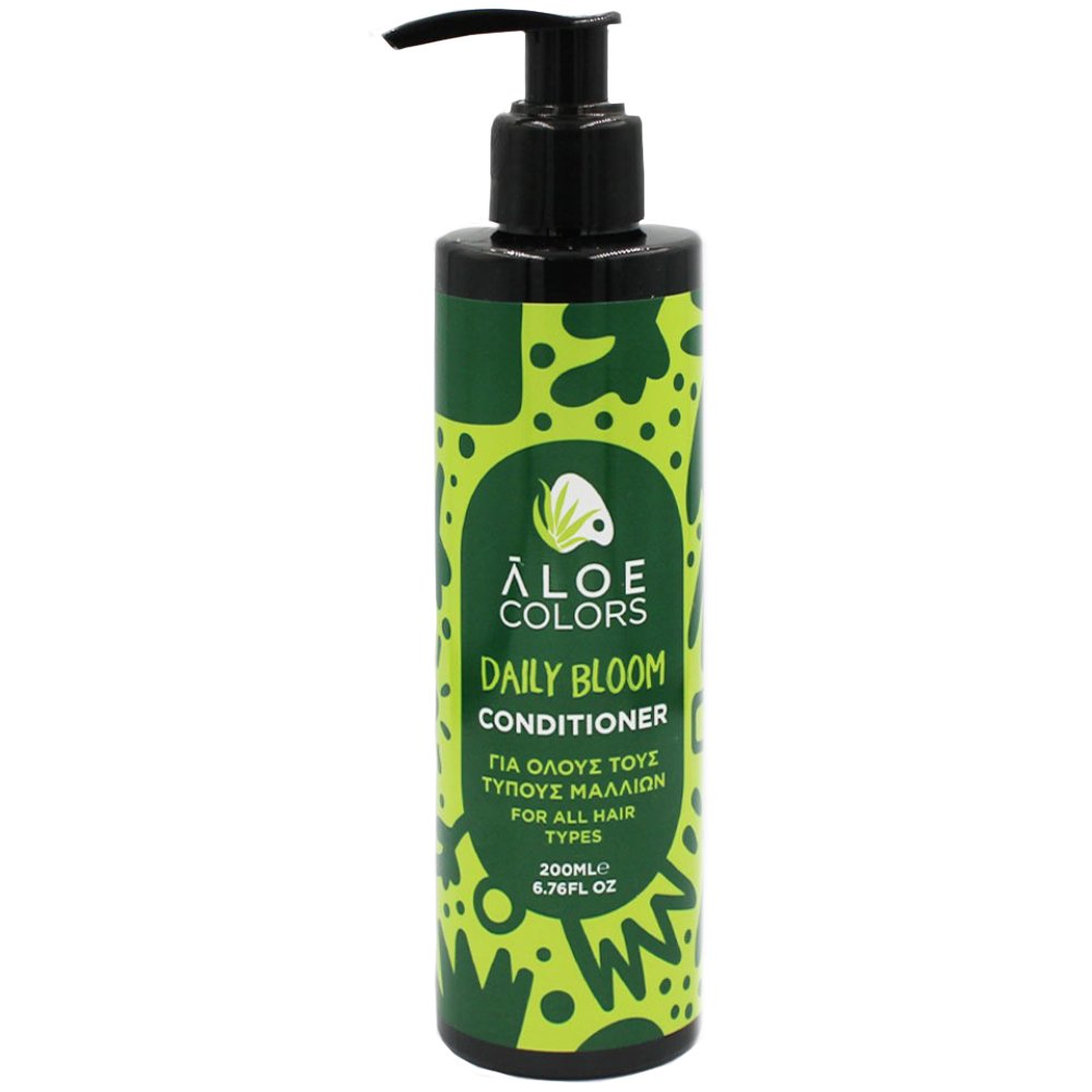 Aloe Colors Aloe Colors Daily Bloom for Normal to Oily Conditioner Hair Μαλακτική Κρέμα Καθημερινής Χρήσης για Κανονικά προς Λιπαρά Μαλλιά, με Ανλτία 200ml